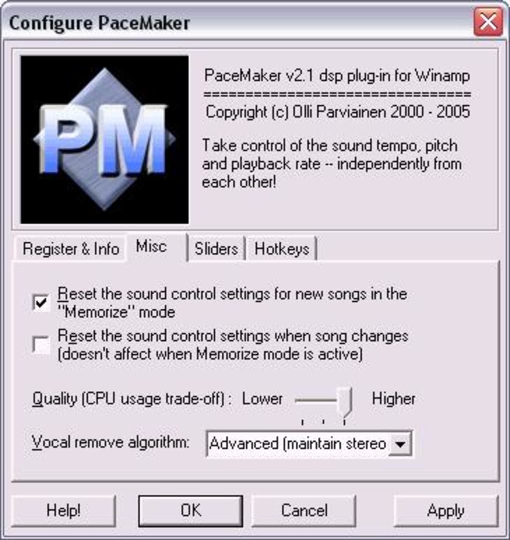 Winamp pacemaker download